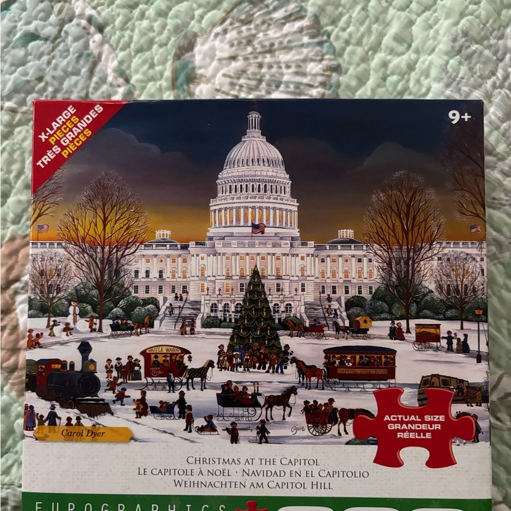 Christmas at the Capitol Puzzle 300 piece